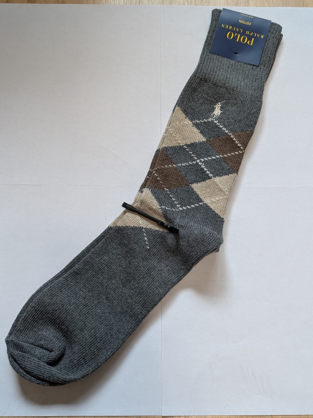 Polo Ralph Lauren Argyle Dress Socks L